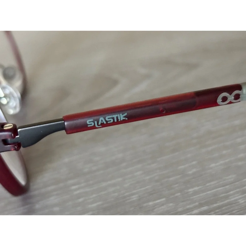 Slastik Magnetic Front‎ Connection Reading Glasses Burgundy FRAMES Biobased